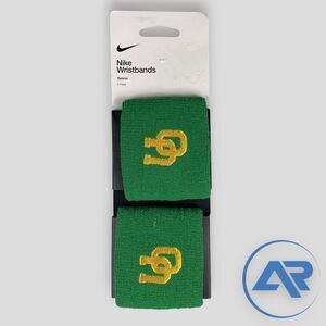 Nike Oregon Ducks PE Player Edition Vintage Logo Tennis Wristbands FN5266-311